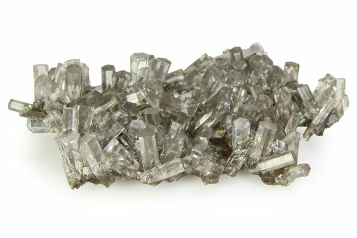Glassy Hexagonal Calcite Crystal Cluster - China #351366